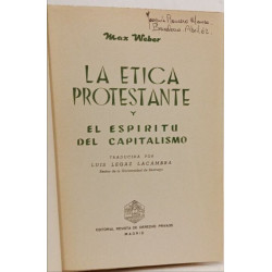 La ética protestante y el espíritu del capitalismo