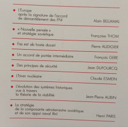 Stratégique 1/88 --- fondation pour les études de défense nationale