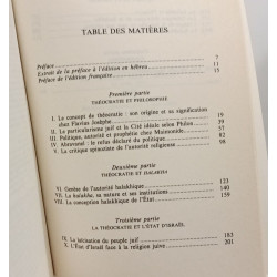 La Tentation théocratique: Israël la Loi et le politique