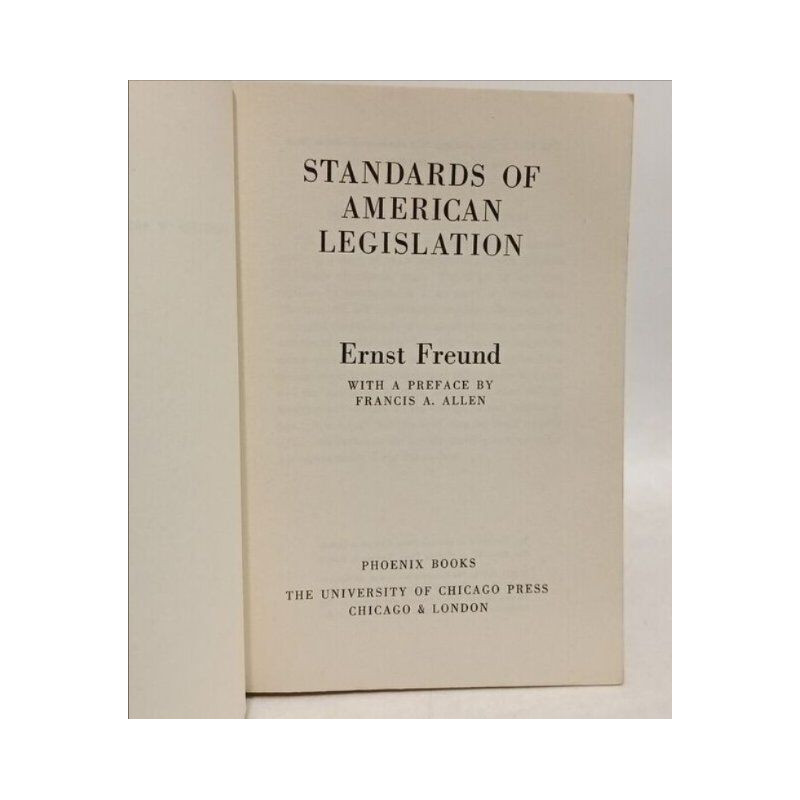 Standards of American Legislation