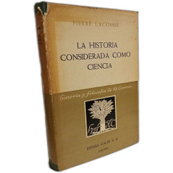 La historia considerada como ciencia