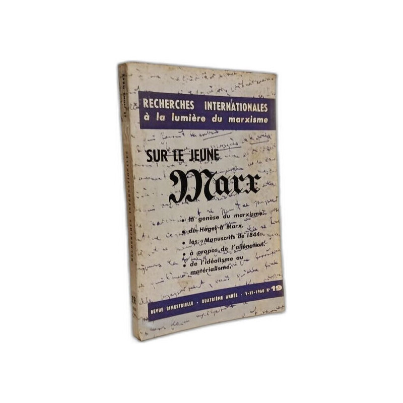 Recherches internationales à la lumière du marxisme. Sur le jeune...