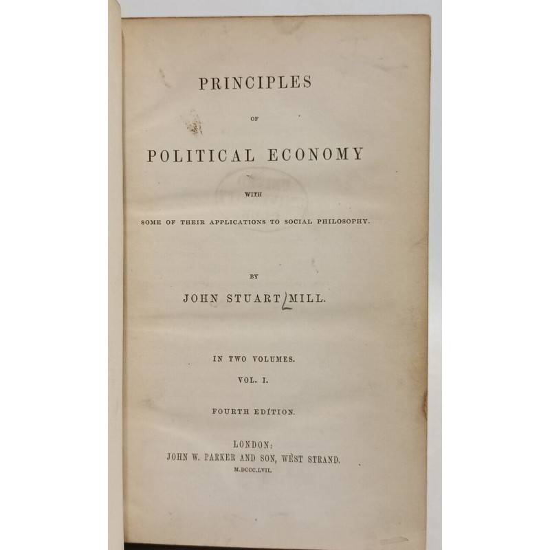 Principles of Political Economy with Some of Their Applications to...