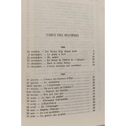 Au fil des jours - propos d'un libéral 1962-1965