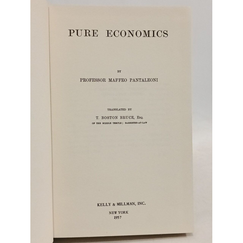 Pure Economics