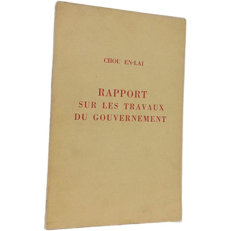 Rapport sur les travaux du gouvernement