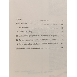 Psychanalyse et religion