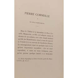 Pierre Corneille et sa fille Marguerite