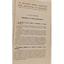Le moteur Diesel expliqué par questions et réponses