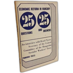 Economic Reform in Hungary: 25 Questions and Answers