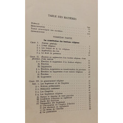 Religieux et religieuses d'après le droit ecclésiastique