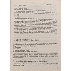 Phonétique et phonologie de l'anglais contemporain