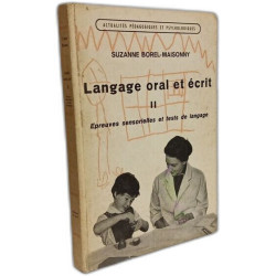 Langage oral et écrit - TOME I et II