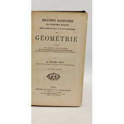 Solutions raisonnées des problèmes énoncés dans le cours et dans...
