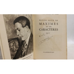 Petite suite de Maximes et de caractères