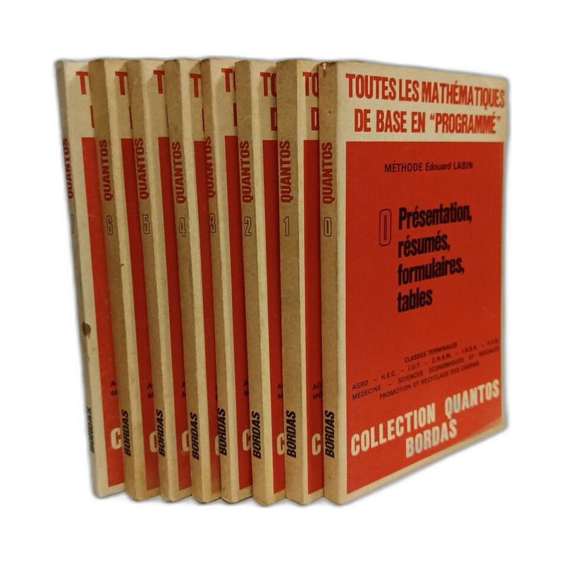 Toutes les mathematiques de base en "programme" - N°0-1-2-3-4-5-6-7