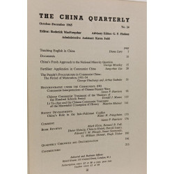 The China Quarterly - October-December 1965 N°24