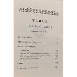 Mémoires de Henri de Campion- Le temps retrouvé n°XI