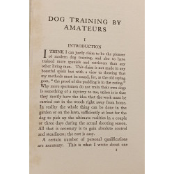 Dog Training by Amateurs