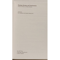 Planning Shortage and Transformation: Essays in Honor of Janos Kornai