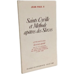 Saints Cyrille et Méthode apôtres des Slaves - lettre encyclique -...