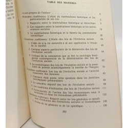 Les lois de l'évolution sociale
