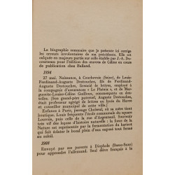 Céline: Pour une bibliothèque idéale