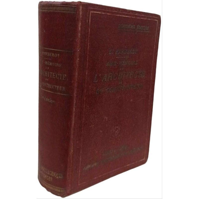 Aide-mémoire de l'architecte et du constructeur