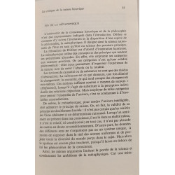 La philosophie critique de l'histoire