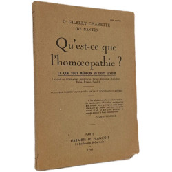 Qu'est-ce que l'homéopathie