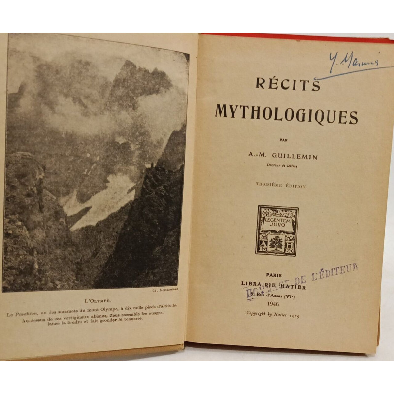 Récits mythologiques