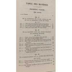 Saint Thomas d'Aquin Somme théologique : La Création (Questions 44-49)
