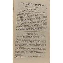 Somme théologique: Le verbe incarné Tome 2 (Questions 7-15)