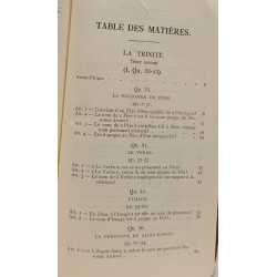 Saint Thomas d'Aquin Somme théologique : La Trinité Tome 2...