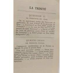 Saint Thomas d'Aquin Somme théologique : La Trinité Tome 2...