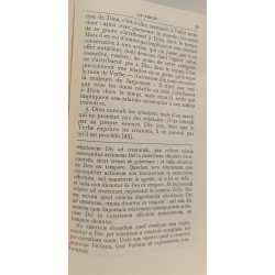 Saint Thomas d'Aquin Somme théologique : La Trinité Tome 2...