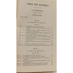 Somme théologique : La Pénitence Tome 1 (Questions 84-90)