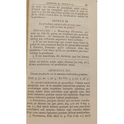 Somme Théologique de Saint Thomas d'Aquin , La prudence (QUESTIONS...