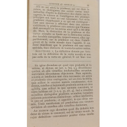 Somme Théologique de Saint Thomas d'Aquin , La prudence (QUESTIONS...