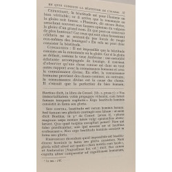 Saint THomas d'Aquin Somme Theoloque - La béatitude