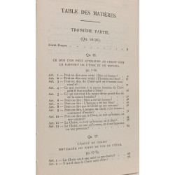 Saint Thomas d'Aquin Somme Théologique- Le Verbe Incarné Tome 3