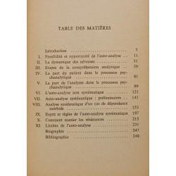 L'auto-analyse