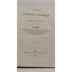 Statistique agricole générale de l'arrondissement de Morlaix...