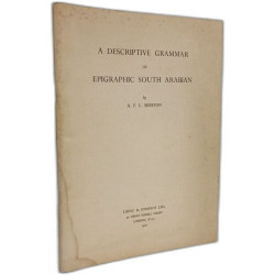 A Descriptive Grammar of Epigraphic South Arabian
