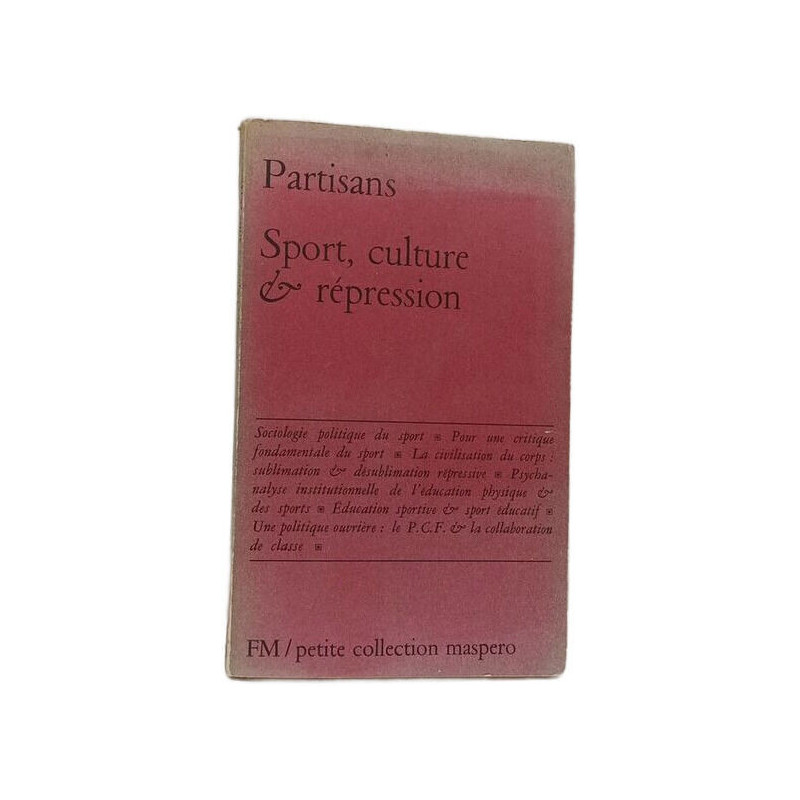 Sport culture et répression