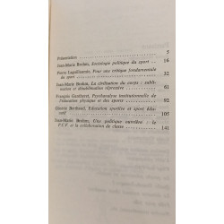 Sport culture et répression