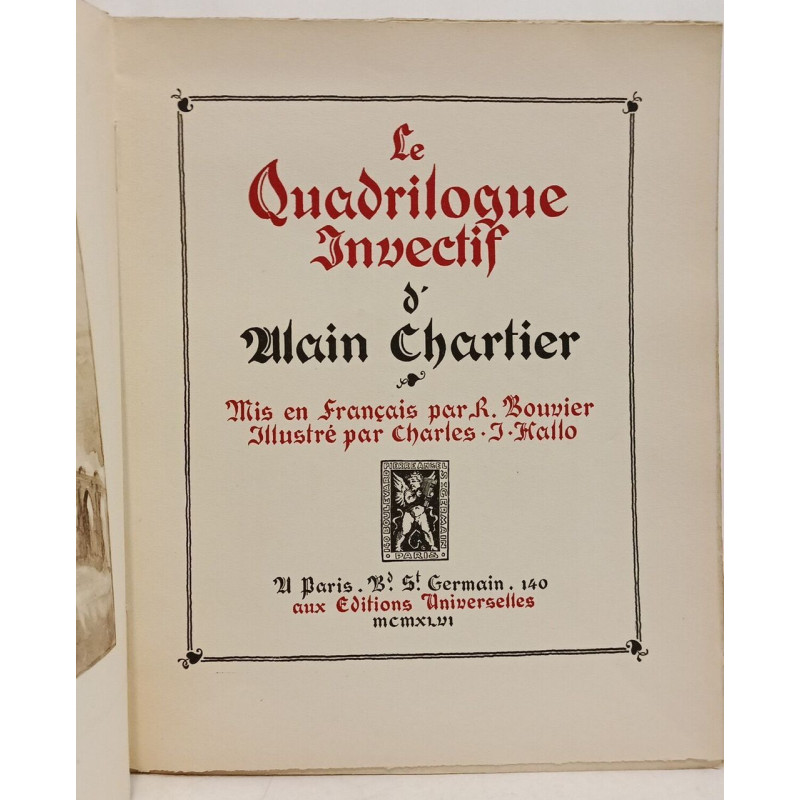 Le Quadrilogue Invectif