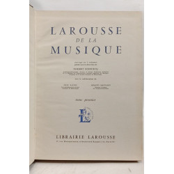 Larousse de la musique - TOME I et II avec leur vinyle