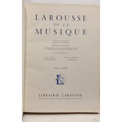 Larousse de la musique - TOME I et II avec leur vinyle