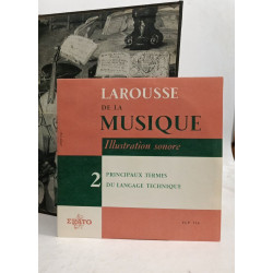 Larousse de la musique - TOME I et II avec leur vinyle